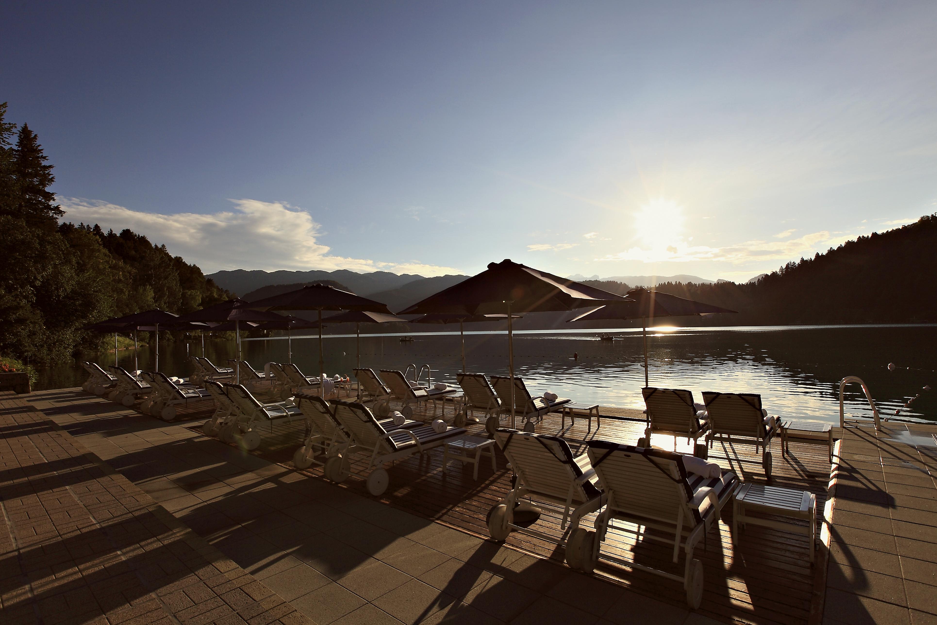 Grand Hotel Toplice - Small Luxury Hotels Of The World Bled Exterior photo View of the lake
